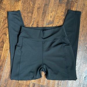 Pop Fit Black Leggings, Size M